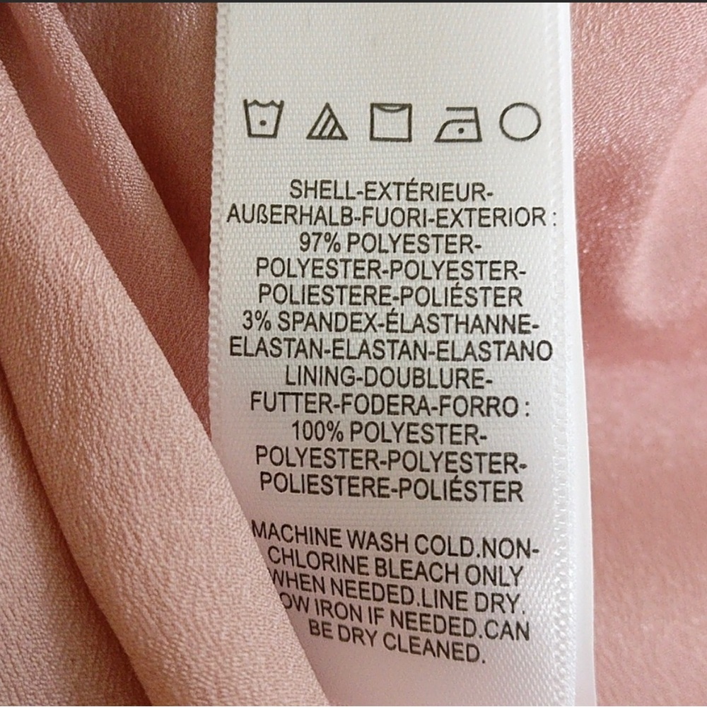 Dress The Population ELLE Dress New With Tags NWT Blush Pink color Small. DTP - Picture 3 of 8